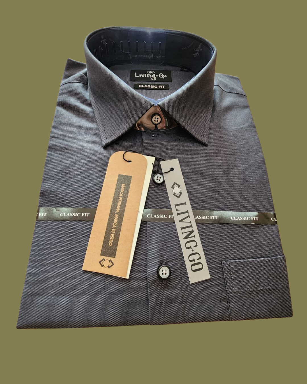CAMISA MC CLASSIC FIT - Elegancia en Negro