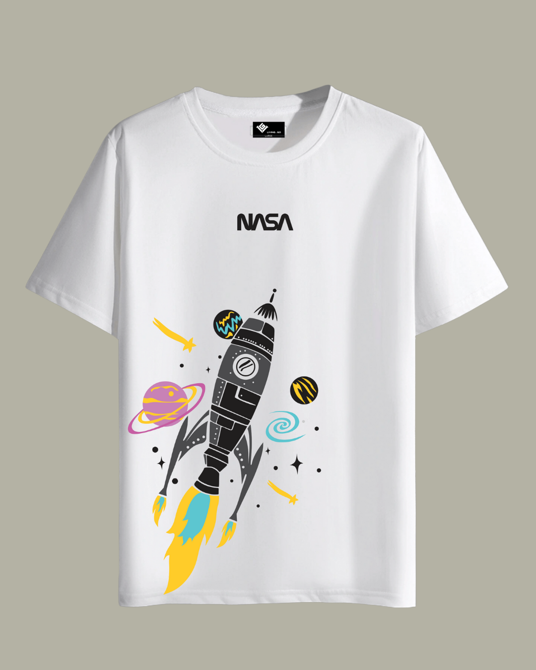 POLO MC - Estampado NASA