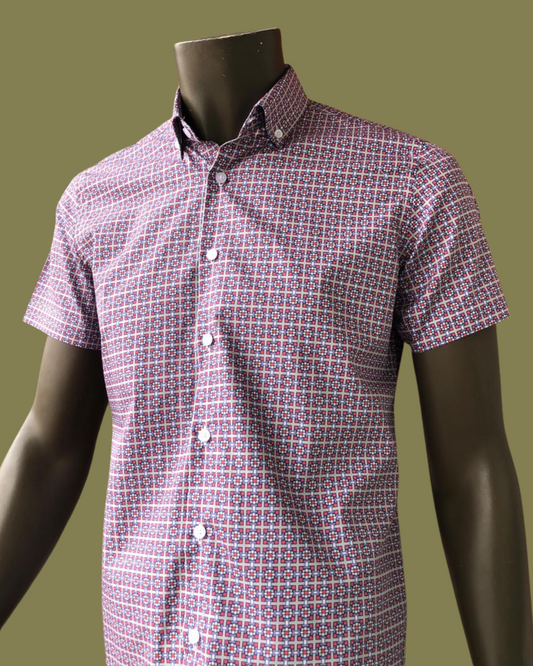 CAMISA MC - Patrón Moderno