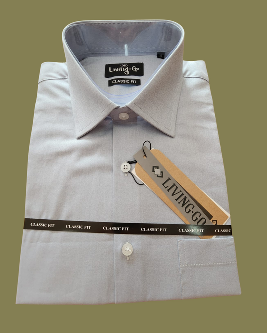 CAMISA MC CLASSIC FIT - Style in gray
