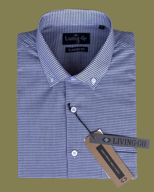 CAMISA MC CLASSIC FIT - Micro Check