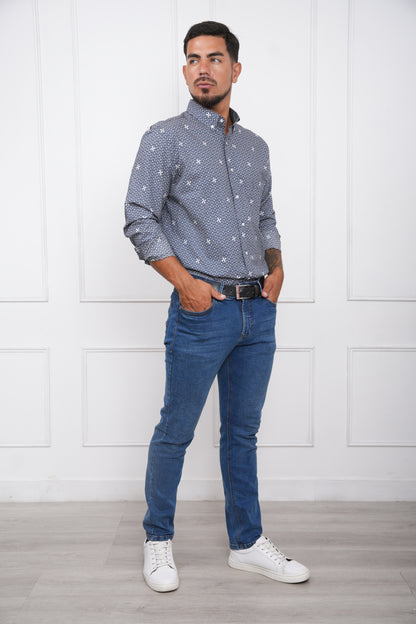 CAMISA MC - Constelación Slim Fit