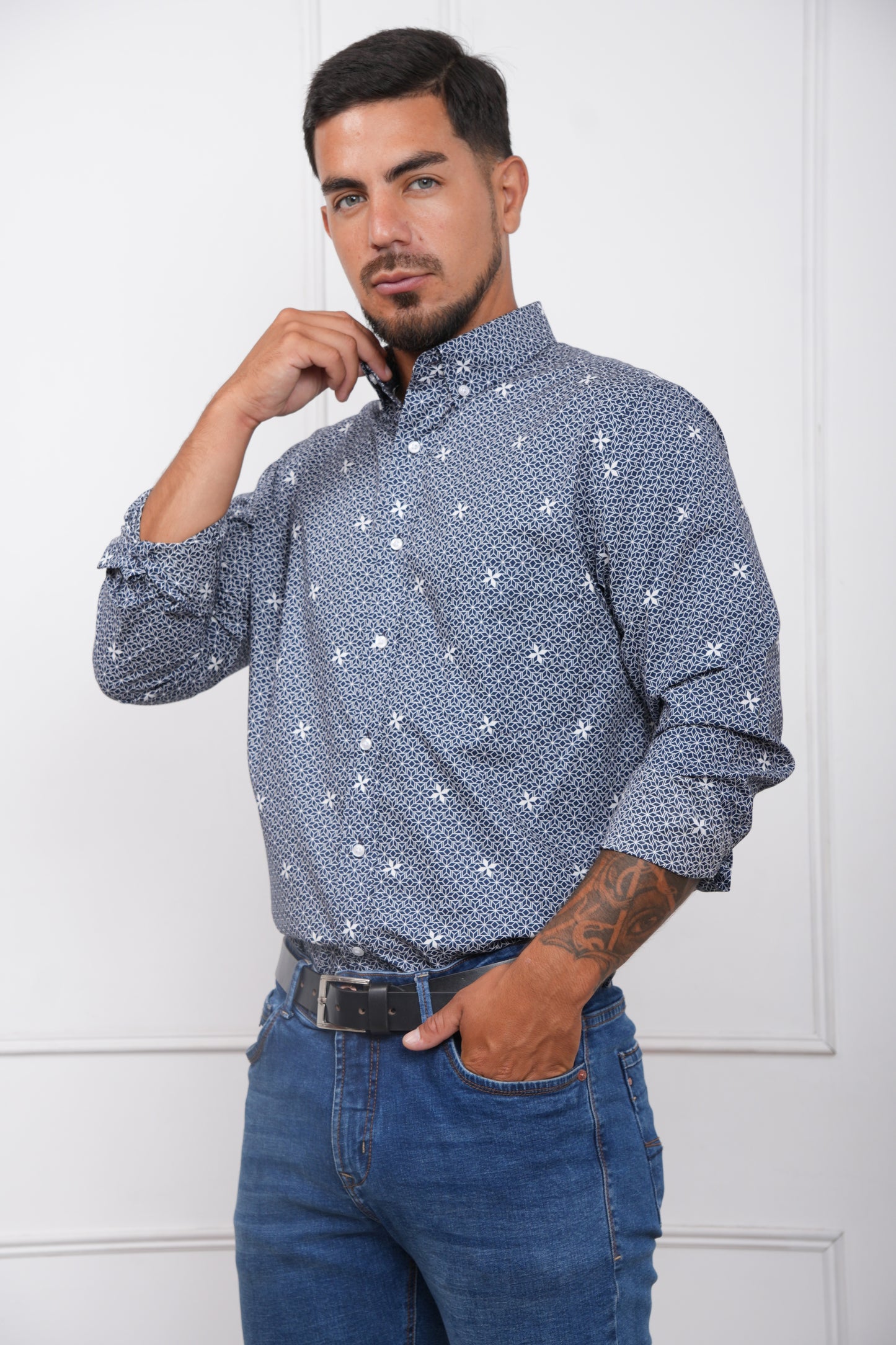 CAMISA MC - Constelación Slim Fit